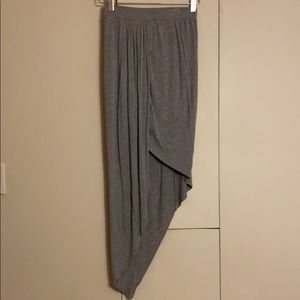 Boutique grey high low skirt